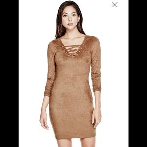 ✨LOWEST PRICE✨Williamsburg Faux Suede Dress 👗 Size Large!💛